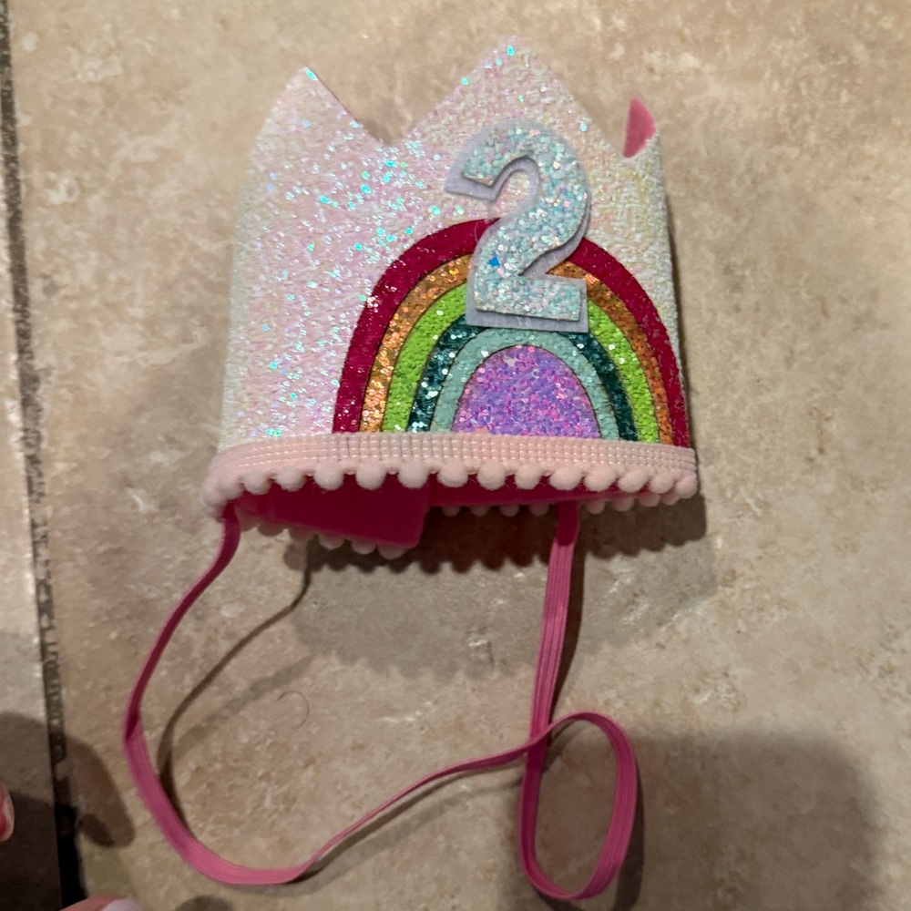 2 birthday crown never worn